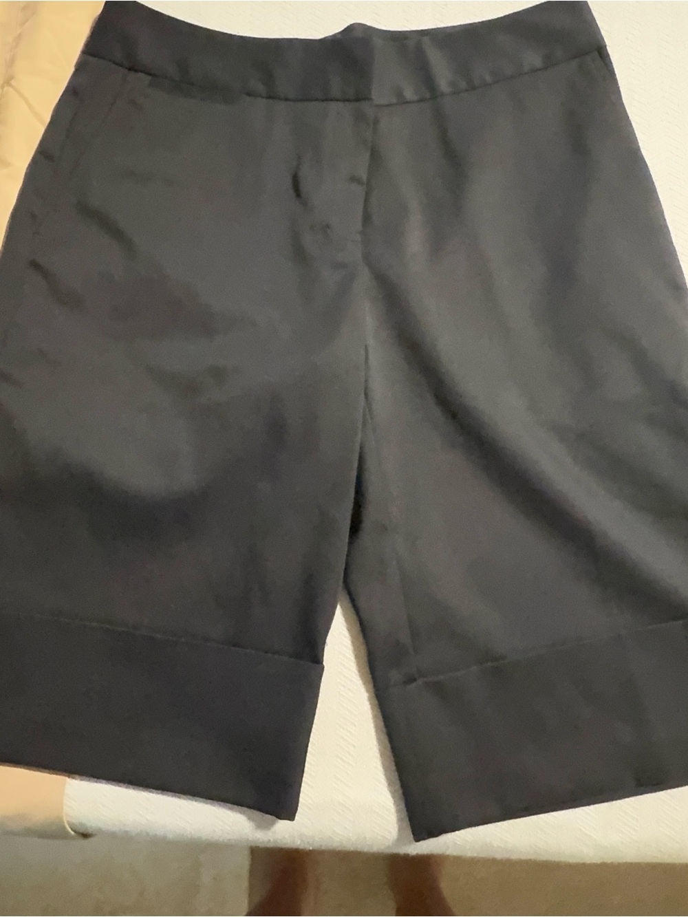 Izod Black Tailored Bermuda Shorts